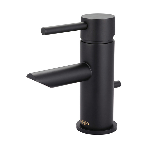 Pioneer Faucets Single Handle Bathroom Faucet, Compression Hose, Matte Black, Weight: 6.4 3MT170-MB
